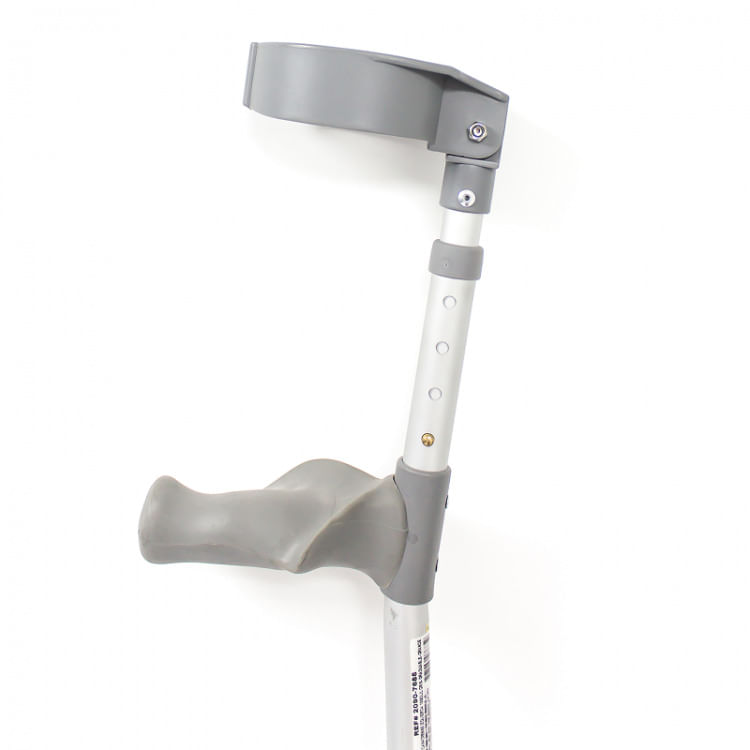 Muleta Canadiense Izquierda Graduable. Medium Silver RECOVERY Individual x 1 