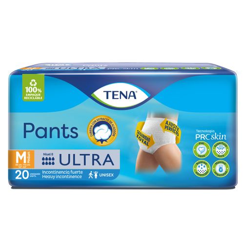 Pañal Tena® Pants Ultra M X 4 Unidades