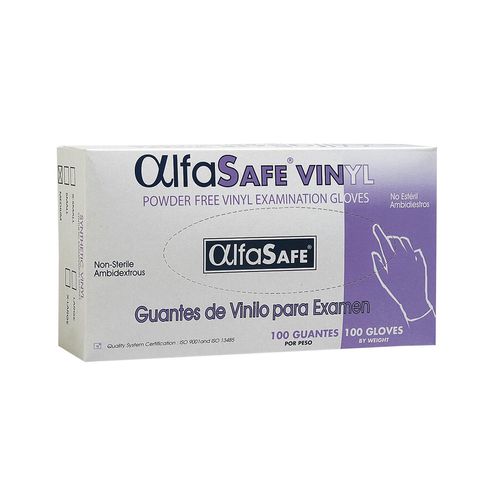 Guante De Vinilo Medium Beige Ca*100