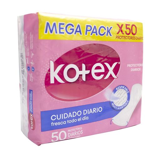 Protector Kotex Days Cuidado Diario Paqx50 Un