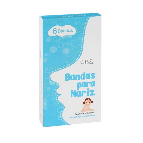 Banda Nariz Cettua Puntos Negros x6und