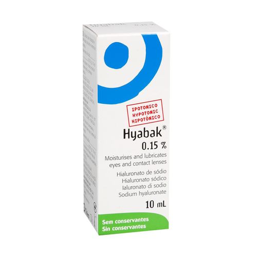 Hyabak Gotas Oftal 0.15 % 10 Ml X 1