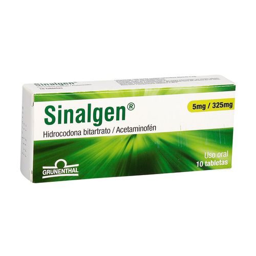 Sinalgen Tabl 5Mg/ 325 Mg X 10