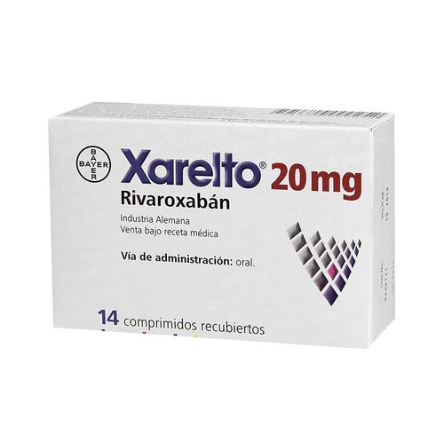 Xarelto Tabl Recub. 20 Mg X 14