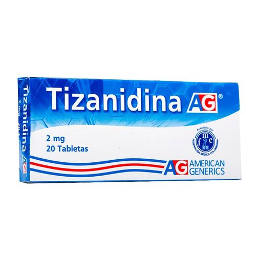 Tizanidina 2Mg Tabx20