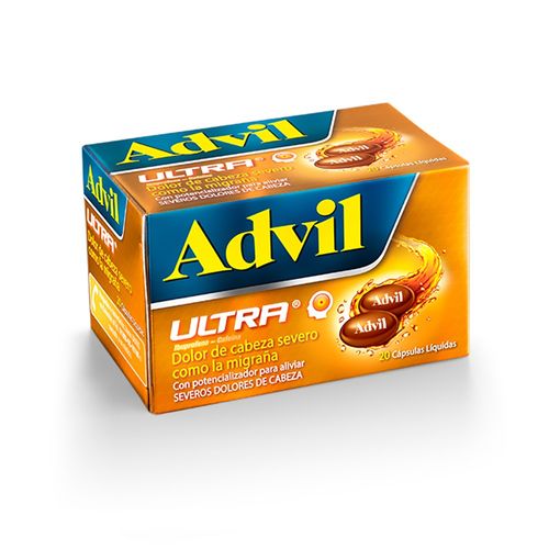 Advil Caps Ultra 200 Mg X 20 (/65)