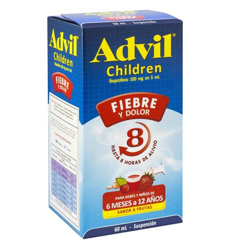 Advil Susp Childre 100 Mg 60 Ml X 1 /5Ml