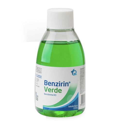 Benzirin Coluto.Verde 1.50Mg 120Mlx1/Ml