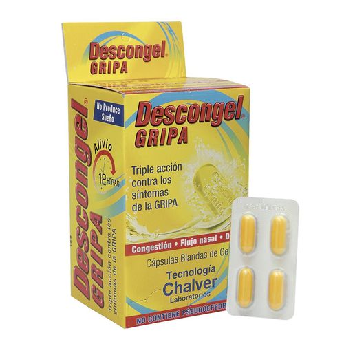 Descongel Vsff Caps Gripax4 (100)