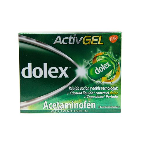 Dolex Cap Bl Activ 500 Mg X 10