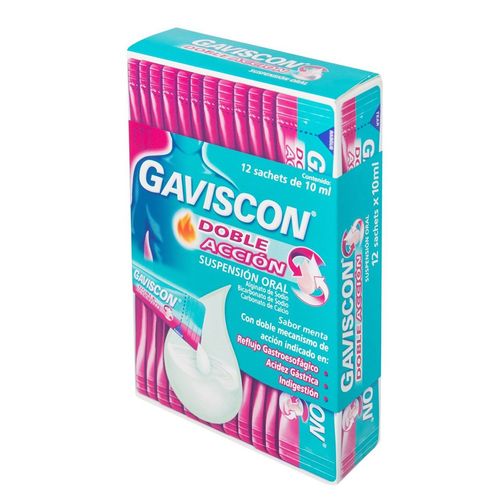 Gaviscon Doble Acc Cj X 12 Sachet 10 Ml