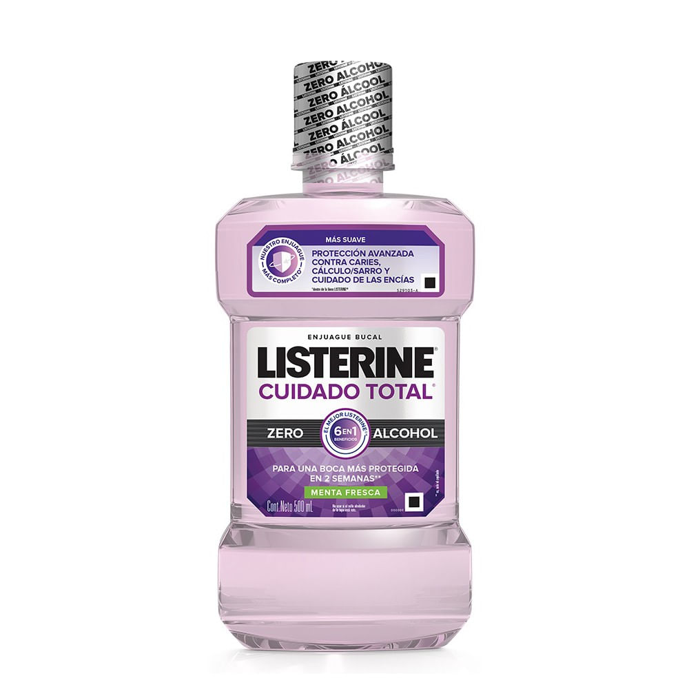 Listerine Liquido Control Calculo Zero 500 mL X 1 Ortopédicos Futuro