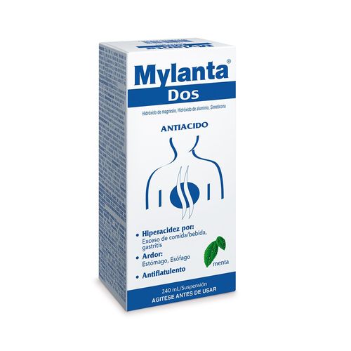 Mylanta Dos Susp Menta 240 Ml X 1