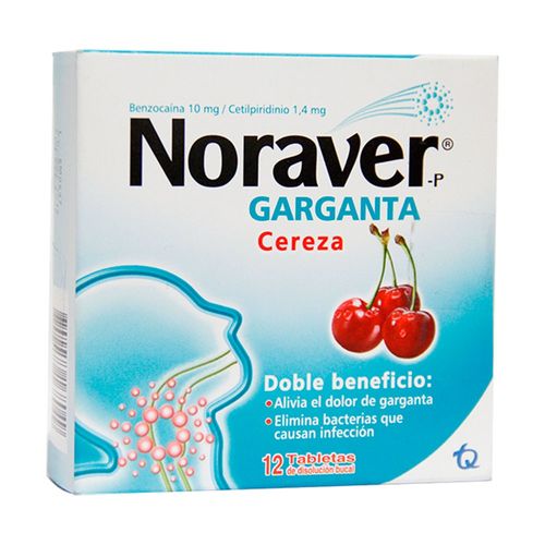 Noraver Garganta Pastill.Cere X 12