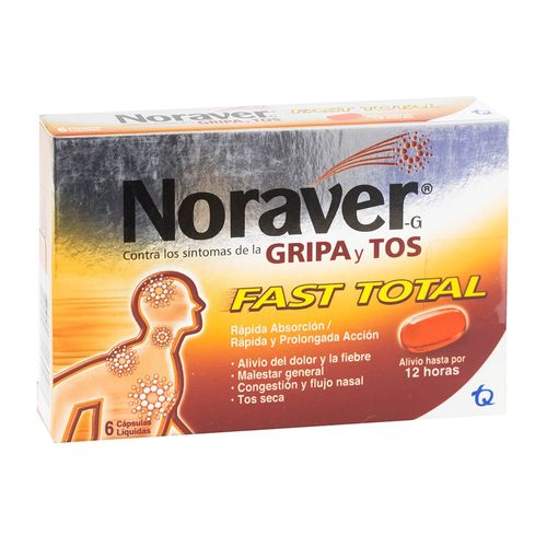 Noraver Gripa Cap.Fas.Tota X 6