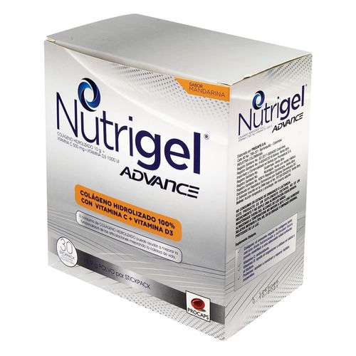 Nutrigel Advance Polvo Mandar 10.5 G X30