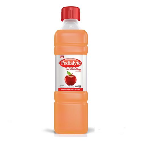 Pedialyte 60 Zinc Soln Manzana 500 Ml X1