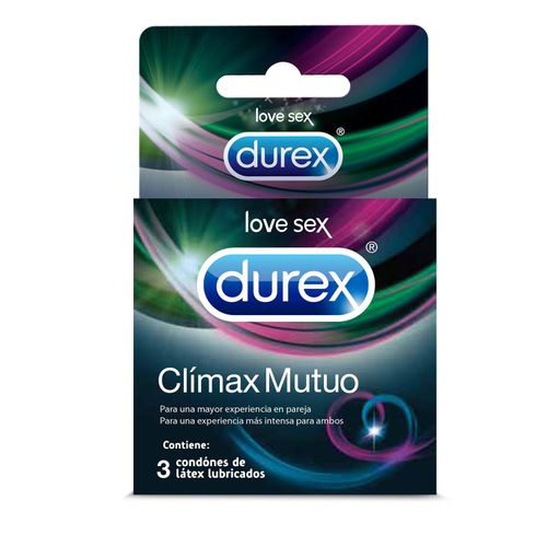 Preservativo Durex Climax Mutuo X 3 Und