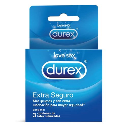 Preservativo Durex Extra Seguro X 3 Und