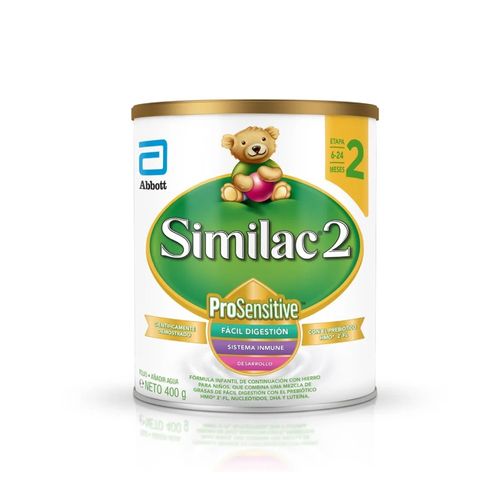 Similac 2 Pro-Sens Lata 400 G X 1