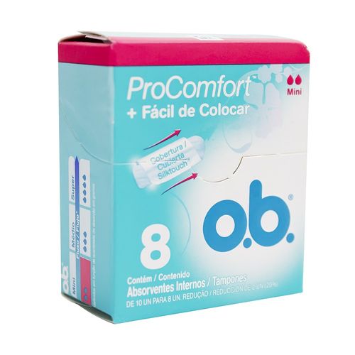 Tampones Ob Procomfort Mini X 8 Und