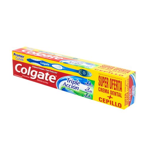 Crema Dental Colgate Triple Acción+Cepillo 50mL