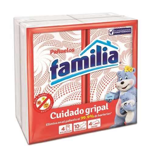 Pañuelos Familia Cuidado Gripa X4Und