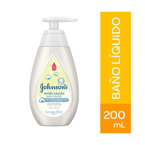 Baño Johnson Líquido Recién Nacido 200mL