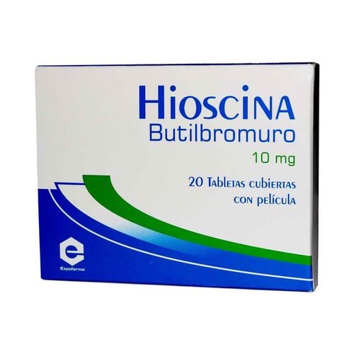 Hioscina Butil Bromuro 10Mg Tabx20