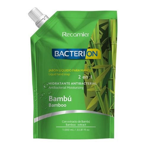 Jabón Liquido Bacterion 2En1 Bambu 1000mL