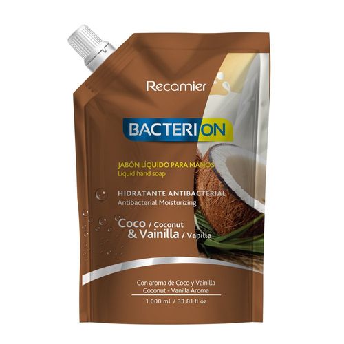 Jabón Liquido Bacterion Coco Doypack 100mL