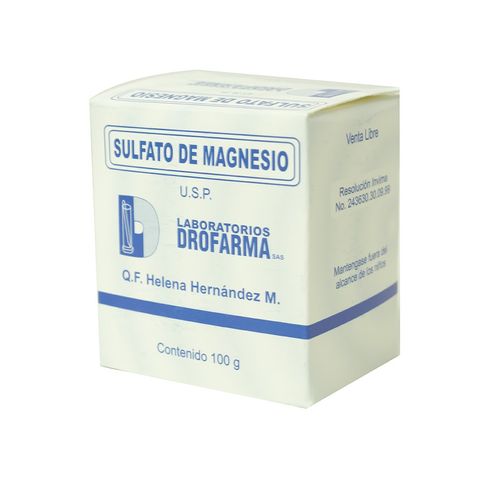 Sulfato De Magnesia 100Gr