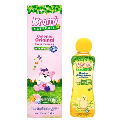 Colonia Arrurru Niña 20mL + Shampoo x60 mL