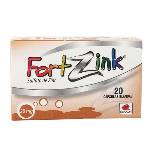 Fortzink Cap 20 Mg Cjax20