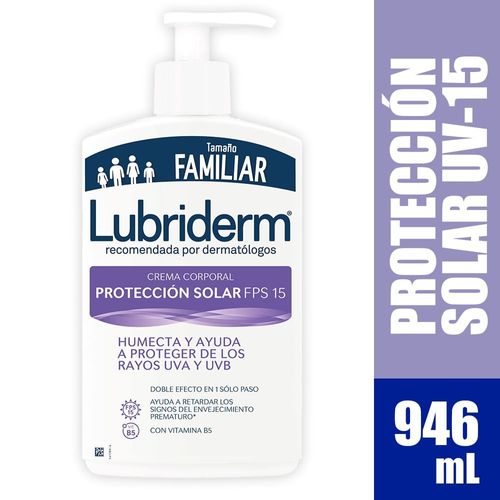 Lubriderm Uv Spf 15 Frasco 946 mL