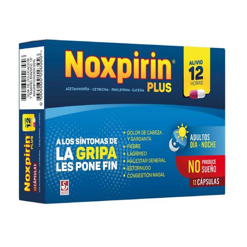 Noxpirin Plus Cajx12 Capsulas