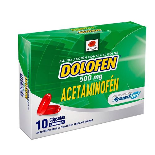 Dolofen 500 Mg Caja 10 Comp