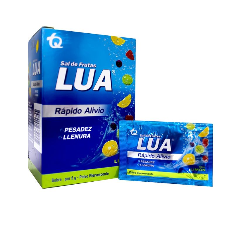 Sal De Frutas Lua Simeticona + Bicarbonato de Sodio Caja x 8 Sobres