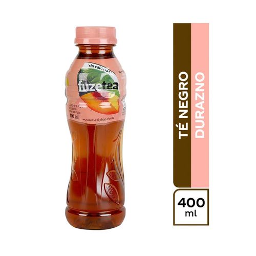 Fuze Tea Negro Sabor Durazno 400 mL