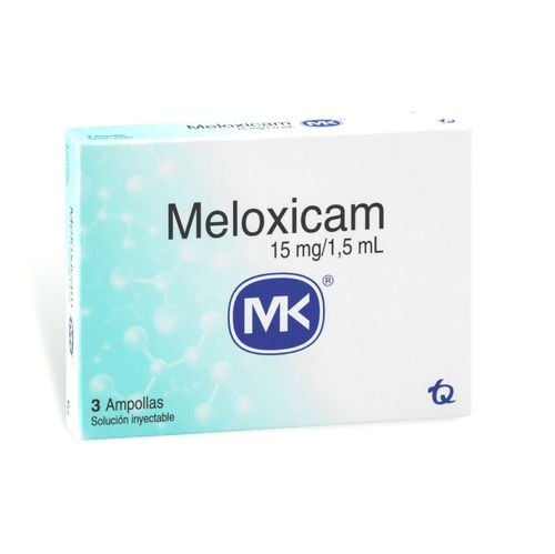 Meloxicam Iny 15Mg/1.5Ml Ampx3 Mk