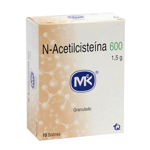 N-Acetilcisteina Polvo 600Mg Sobx10 Mk