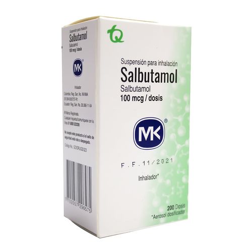 Salbutamol Inhal 100Mcg Dosisx200 Mk