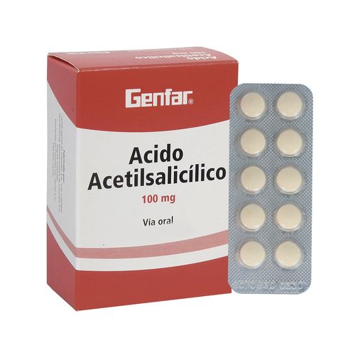 Acido Acetil Salic 100Mg Tabx10 (100) Gf