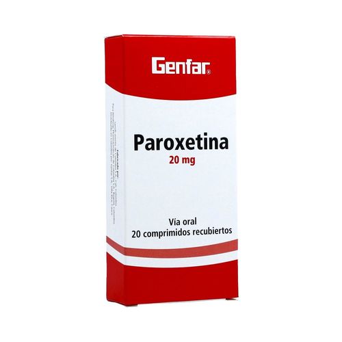 Paroxetina Comp 20Mg Tabx20 Gf