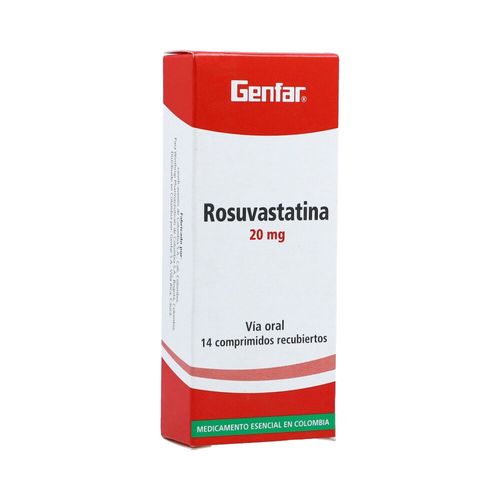 Rosuvastatina Comp 20Mg Tabx14 Gf