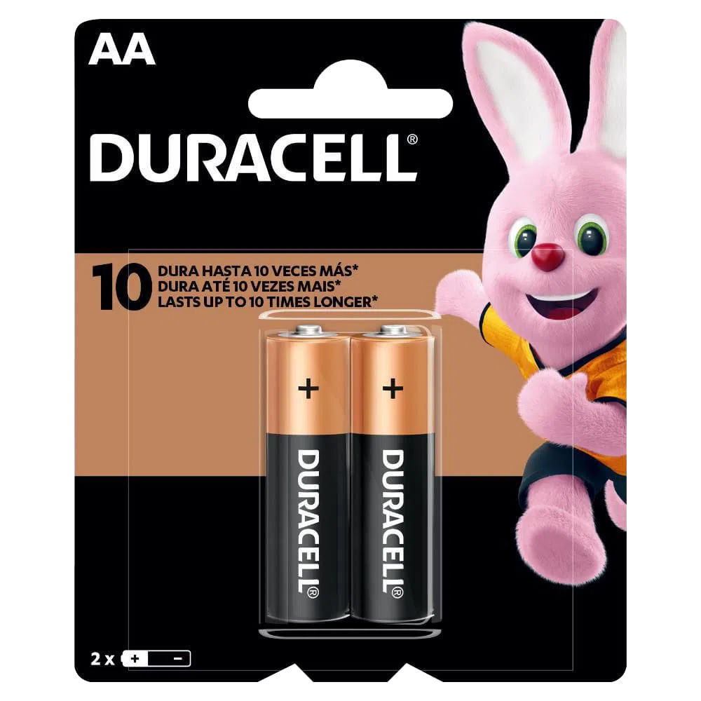 PAQUETE 2 PILAS DURACELL AAA (LR03) B2 STAY CHARGE 900 mAh