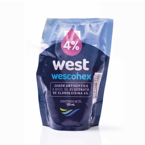 Jabon Antiséptico West Wescoh Clorh 4% 120 Ml