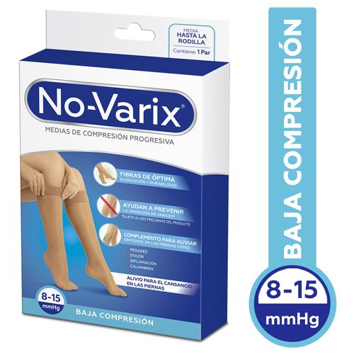 Media de Compresión No-Varix® mujer transparente 8-15 mmHg