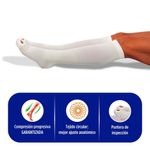 Media-T-V-P-®-Antiembolica-a-la-rodilla-No-Varix-18-22-mmHg-unisex-blanco-L-10109755-2