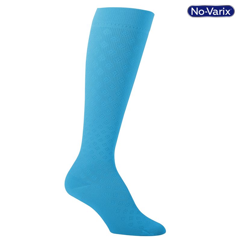 Calcetin-No-Varix-mujer-15-20-mmHg-colors-diseño-rombo-azul-aguamarina-L-10112465-2